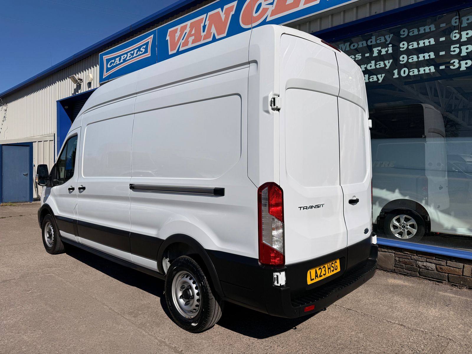 2023 Ford Transit 2.0 350 EcoBlue Leader Panel Van 5dr Diesel Manual FWD L3 H3 Euro 6 130 ps, exterior view 4
