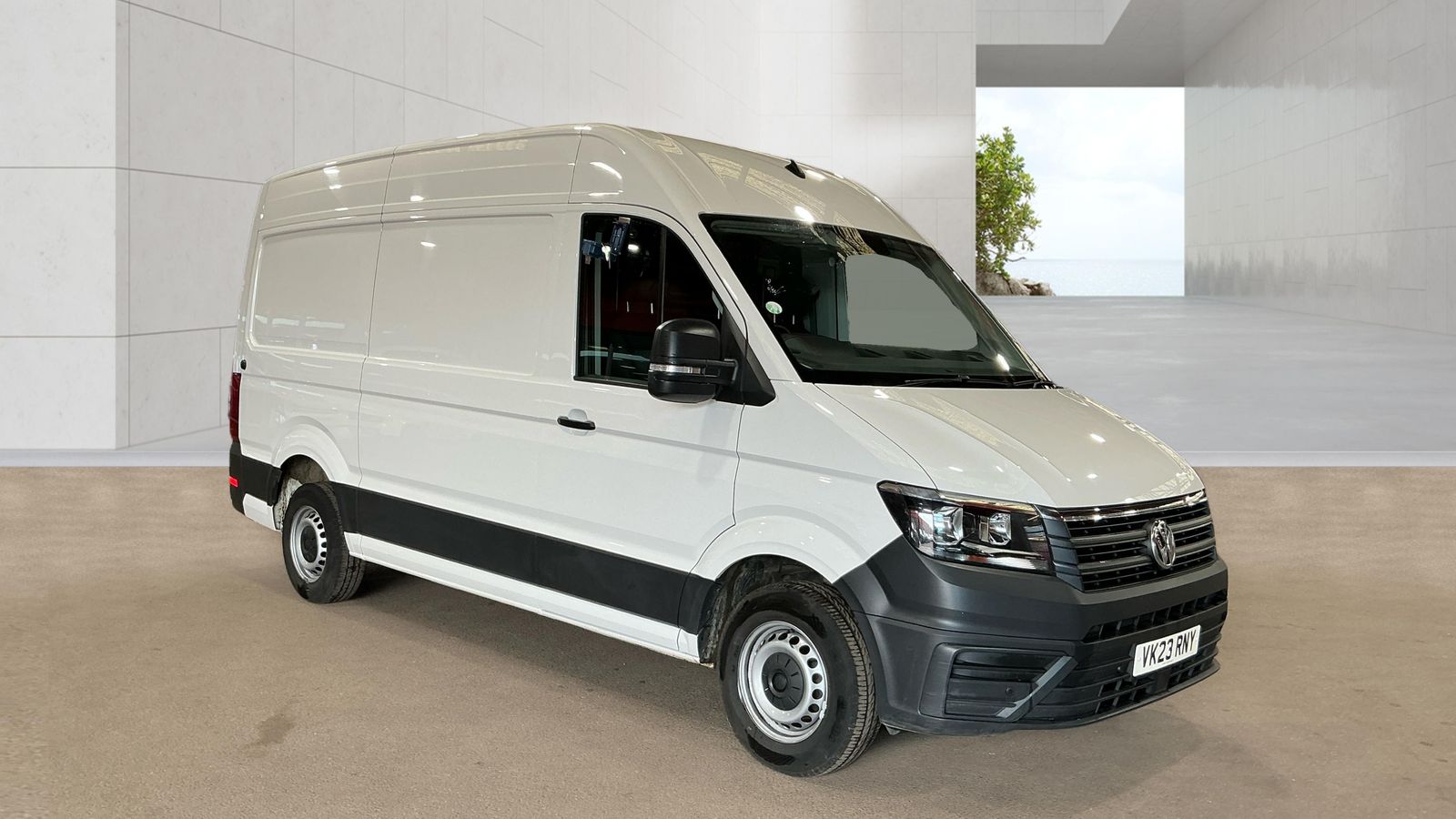 2023 Volkswagen Crafter 2.0 TDI CR35 Trendline Panel Van 5dr Diesel Manual FWD MWB Euro 6 140 ps, exterior view 3