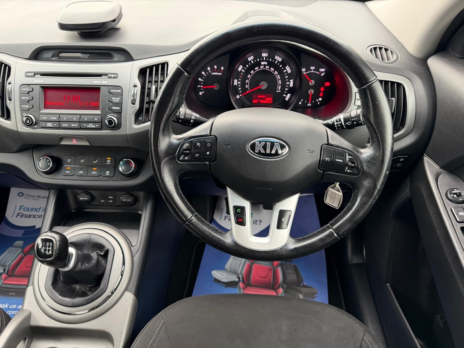 Kia Sportage 1.7 CRDi EcoDynamics 1 SUV 5dr Diesel Manual 2WD Euro 6 (s/s) (114 bhp) 5dr Manual 2015