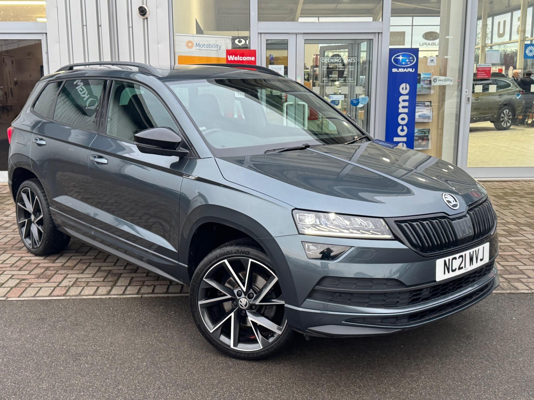 Used Skoda Karoq 1 5 TSI ACT SportLine DSG Euro 6 s s 5dr 2021 5dr Used Skoda Karoq 1 5 TSI ACT SportLine DSG Euro 6 s s 5dr 2021 5dr