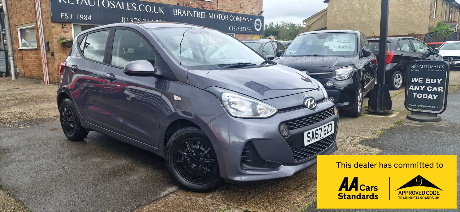 2017 Hyundai I10 1.0 SE Hatchback 5dr Petrol Manual Euro 6 (66 ps) for sale in the UK