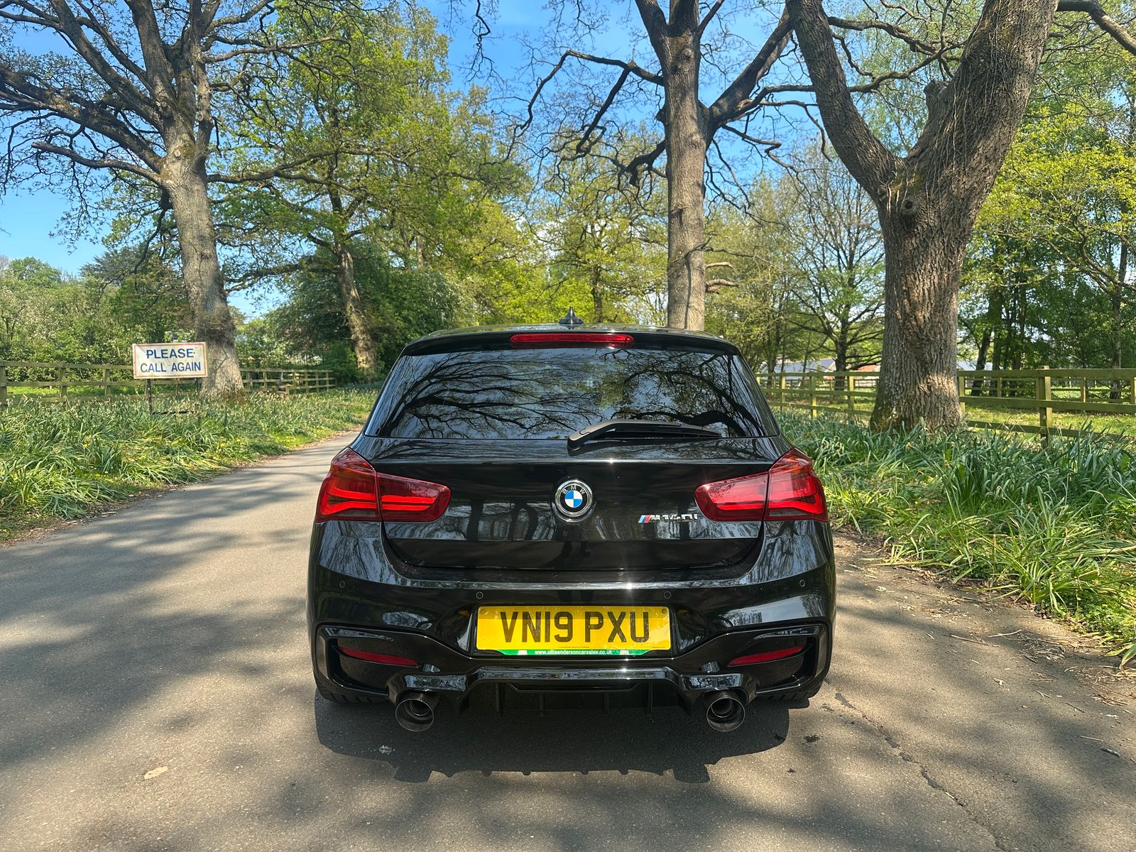2019 BMW 1 Series 3.0 M140i GPF Shadow Edition Hatchback 5dr Petrol Auto Euro 6 (s/s) (340 ps), exterior view 4