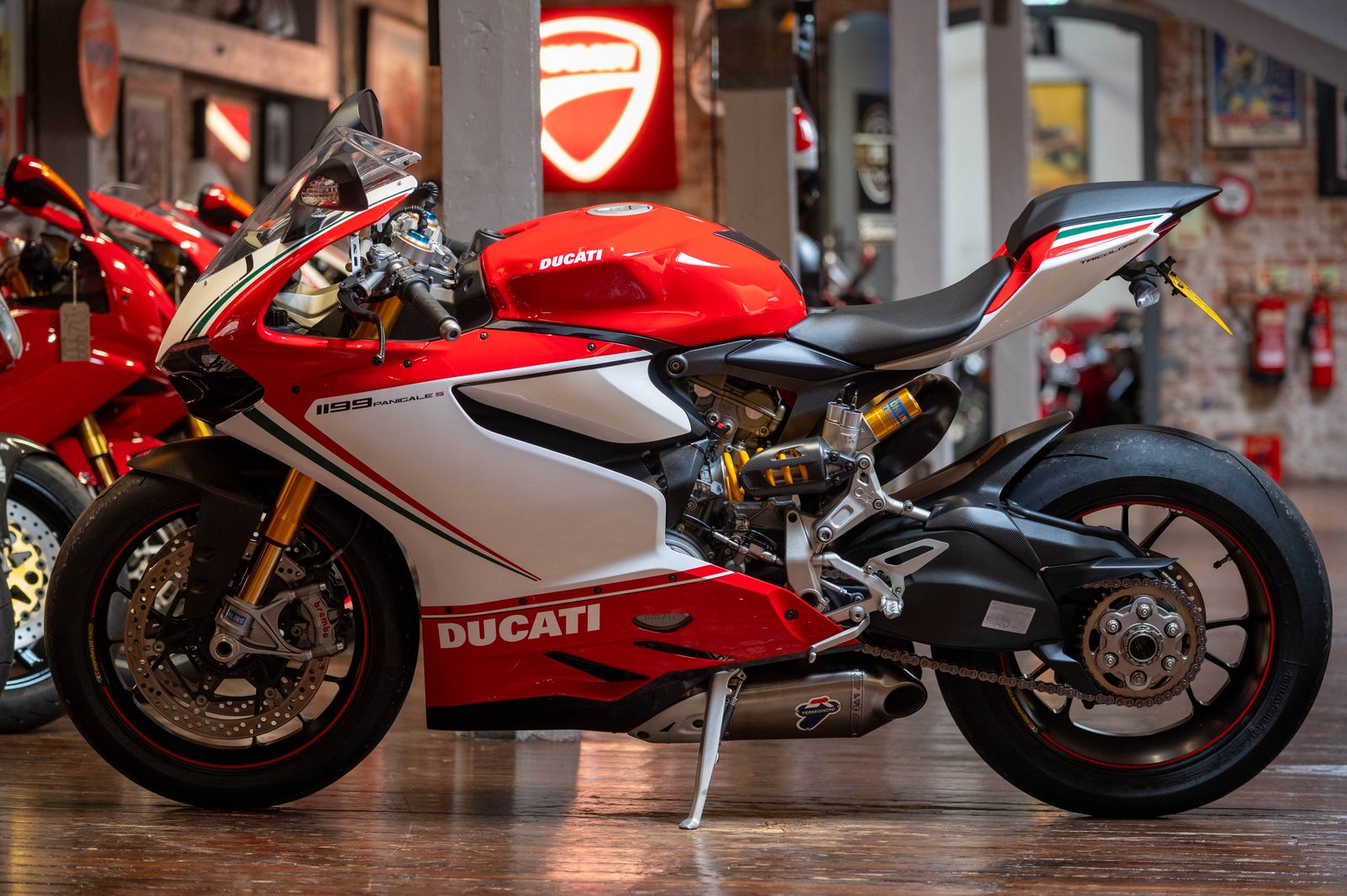 2012 Ducati 1199 Panigale *Tricolore - Low Mileage - 1 Former Keeper*, exterior view 3
