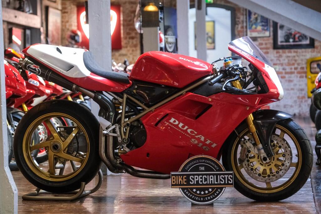 1996 Ducati 916 955 Racing Ex- Ian Simpson Race Bike for sale, exterior front view