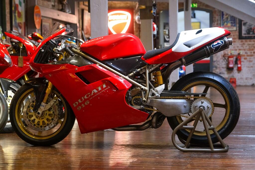 1996 Ducati 916 955 Racing Ex- Ian Simpson Race Bike, exterior view 2