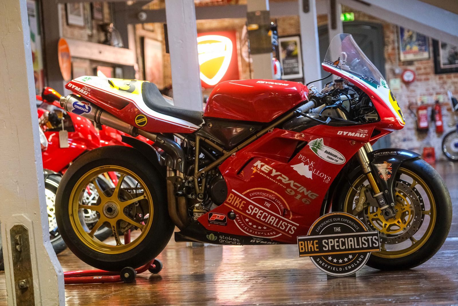 1996 DUCATI 916  Mike Brown IOM Race Bike