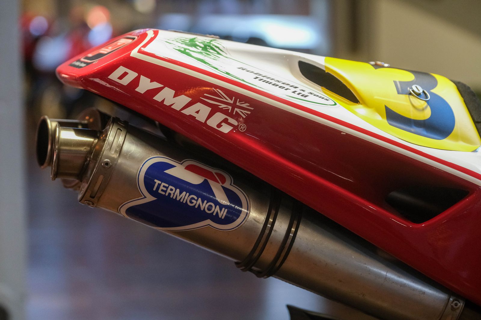 1996 Ducati 916  Mike Brown IOM Race Bike, exterior view 4