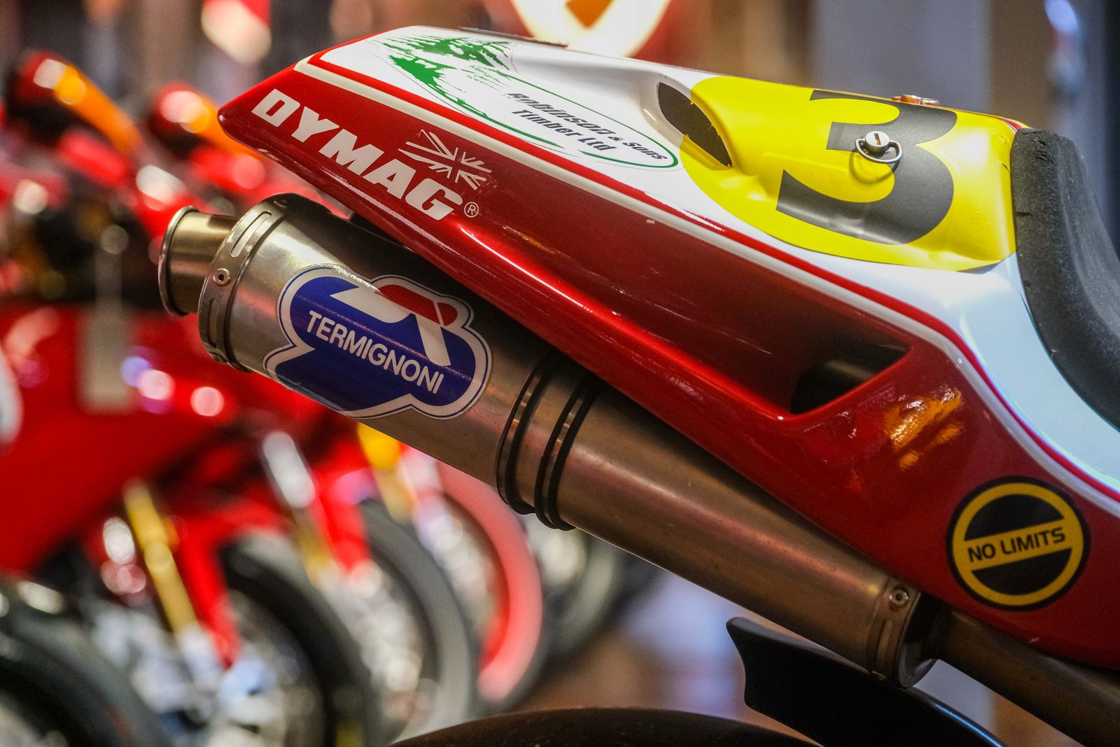 1996 Ducati 916  Mike Brown IOM Race Bike, exterior view 3