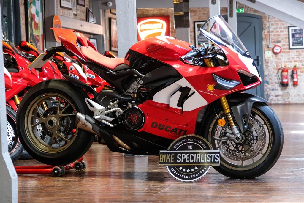 2019 Ducati Panigale V4R V4R "TBS Foggy Special #01" Only 91 Miles for sale, exterior front view