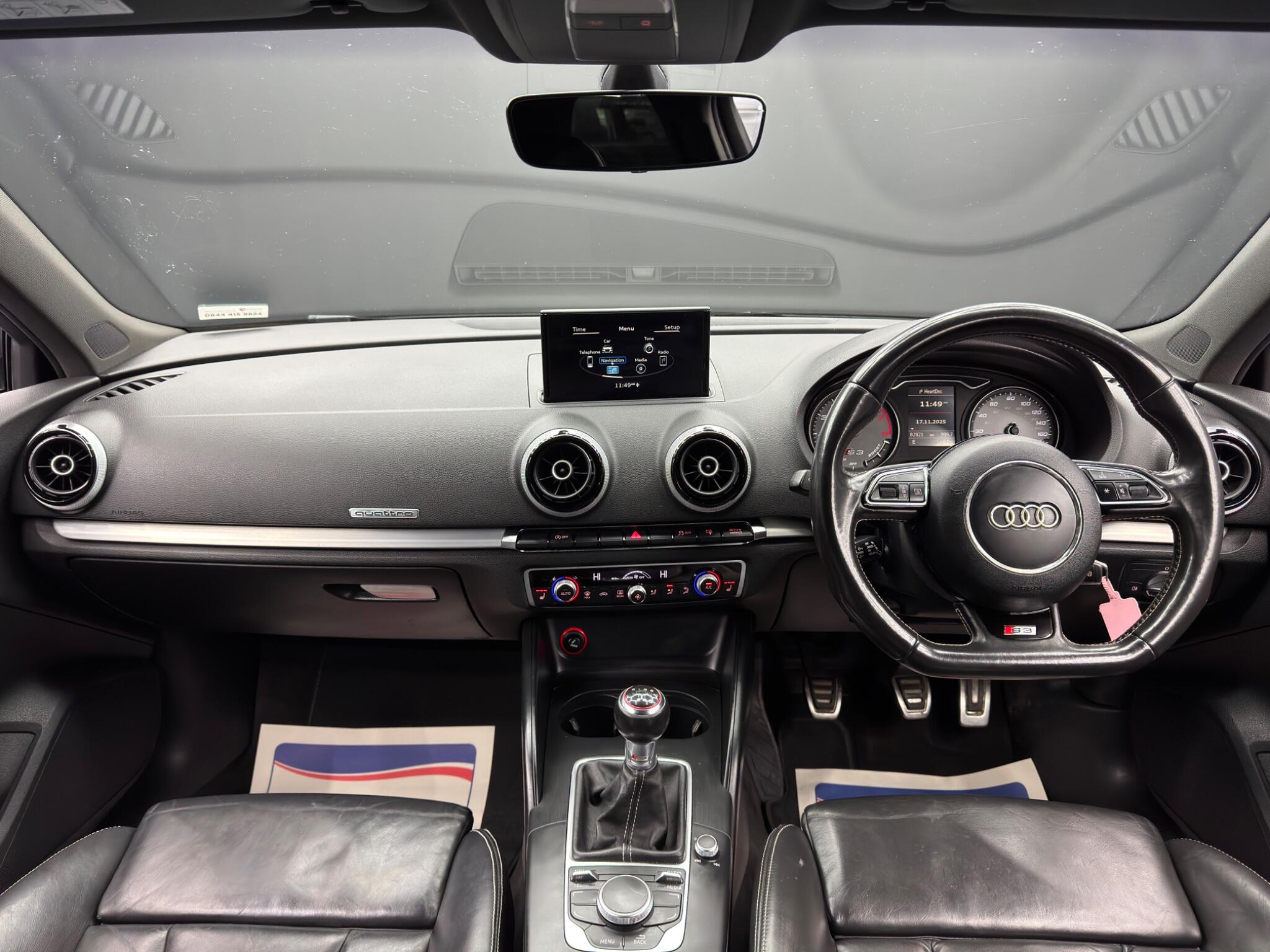 Audi S3 2.0 TFSI quattro Euro 6 (s/s) 3dr (Nav) 3dr Manual 2025