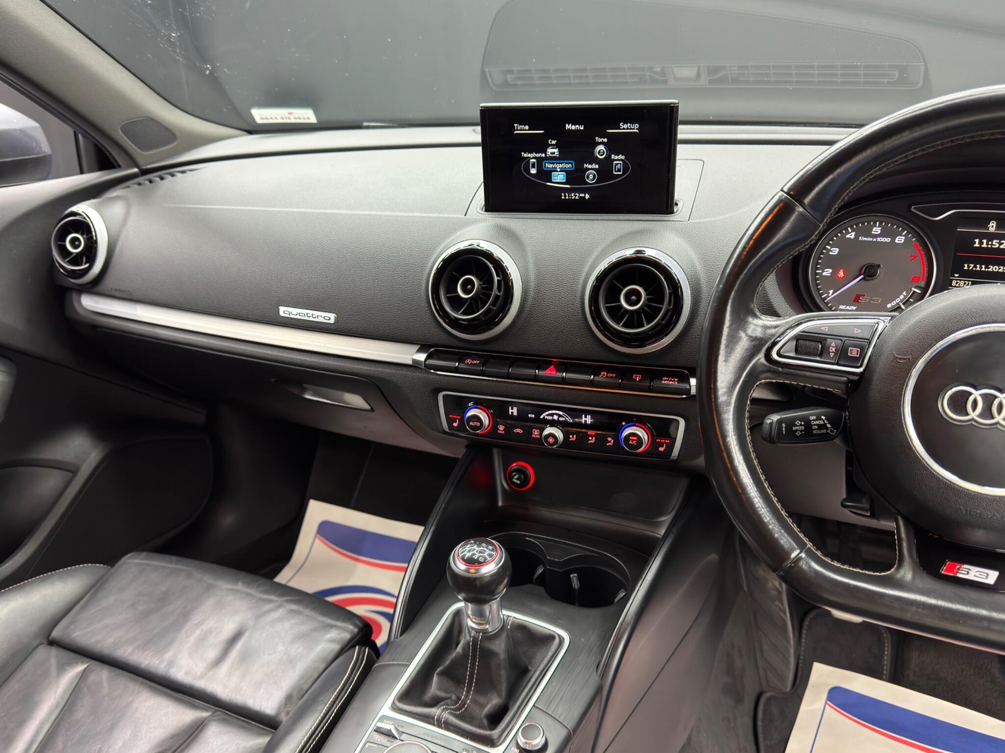 Audi S3 2.0 TFSI quattro Euro 6 (s/s) 3dr (Nav) 3dr Manual 2025