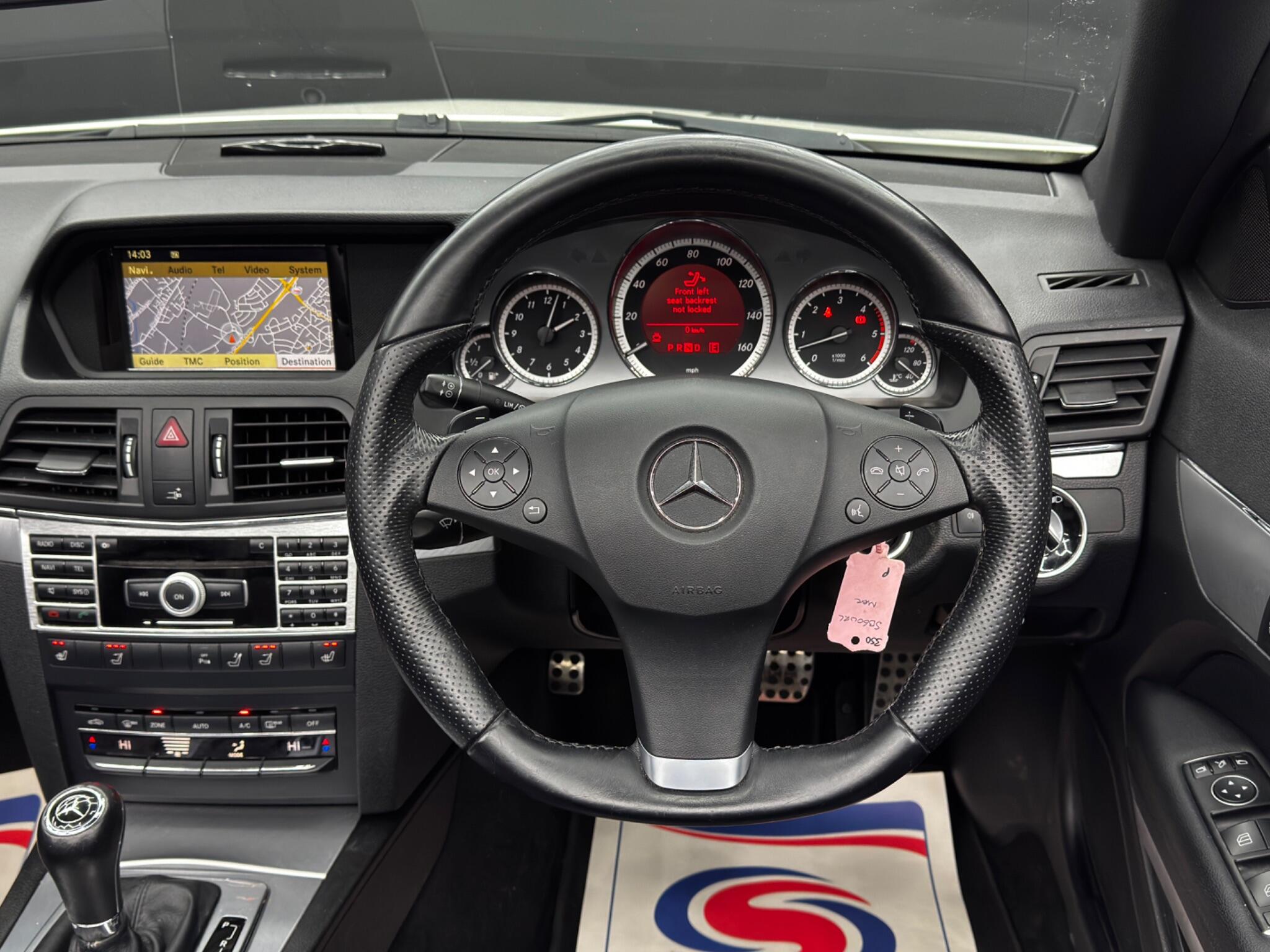 Mercedes-Benz E Class 3.0 E350 CDI V6 BlueEfficiency Sport Cabriolet G-Tronic Euro 5 2dr 2dr Automatic 2025