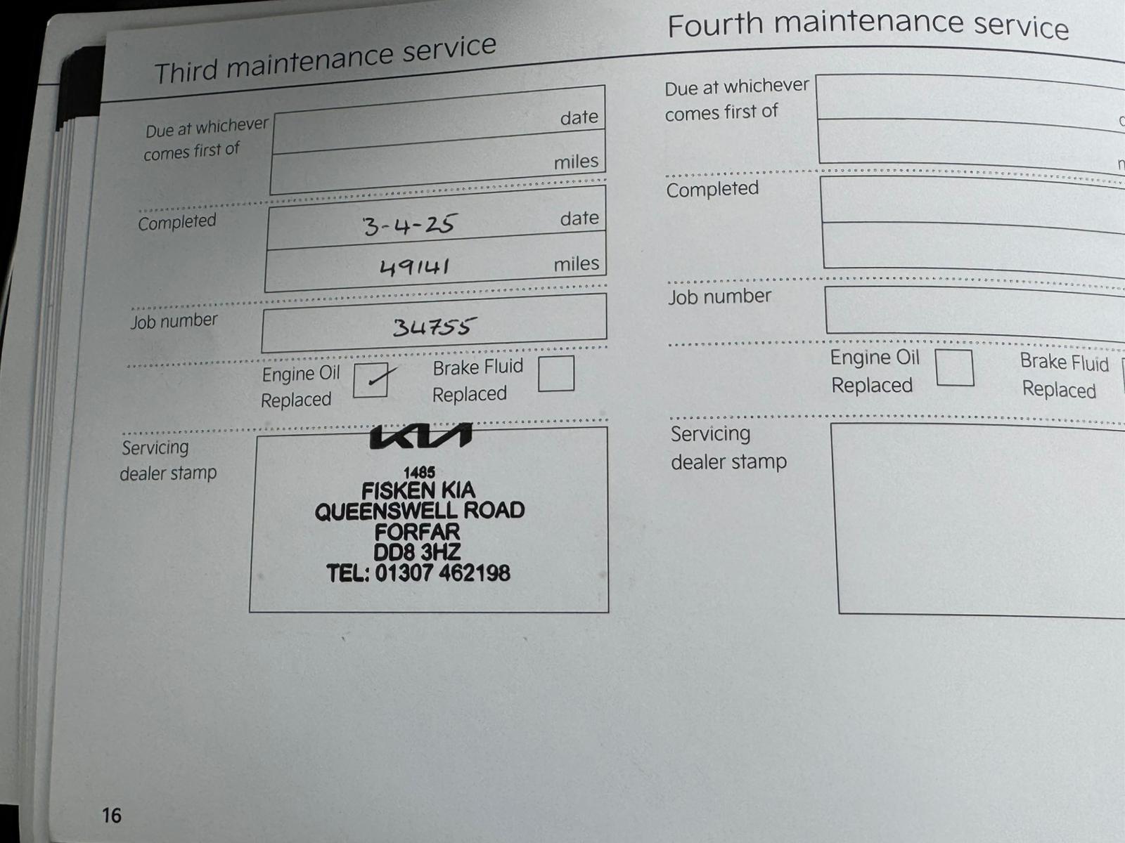 Kia Sportage 1.6 CRDi 3 Euro 6 (s/s) 5dr 5dr Manual 2022