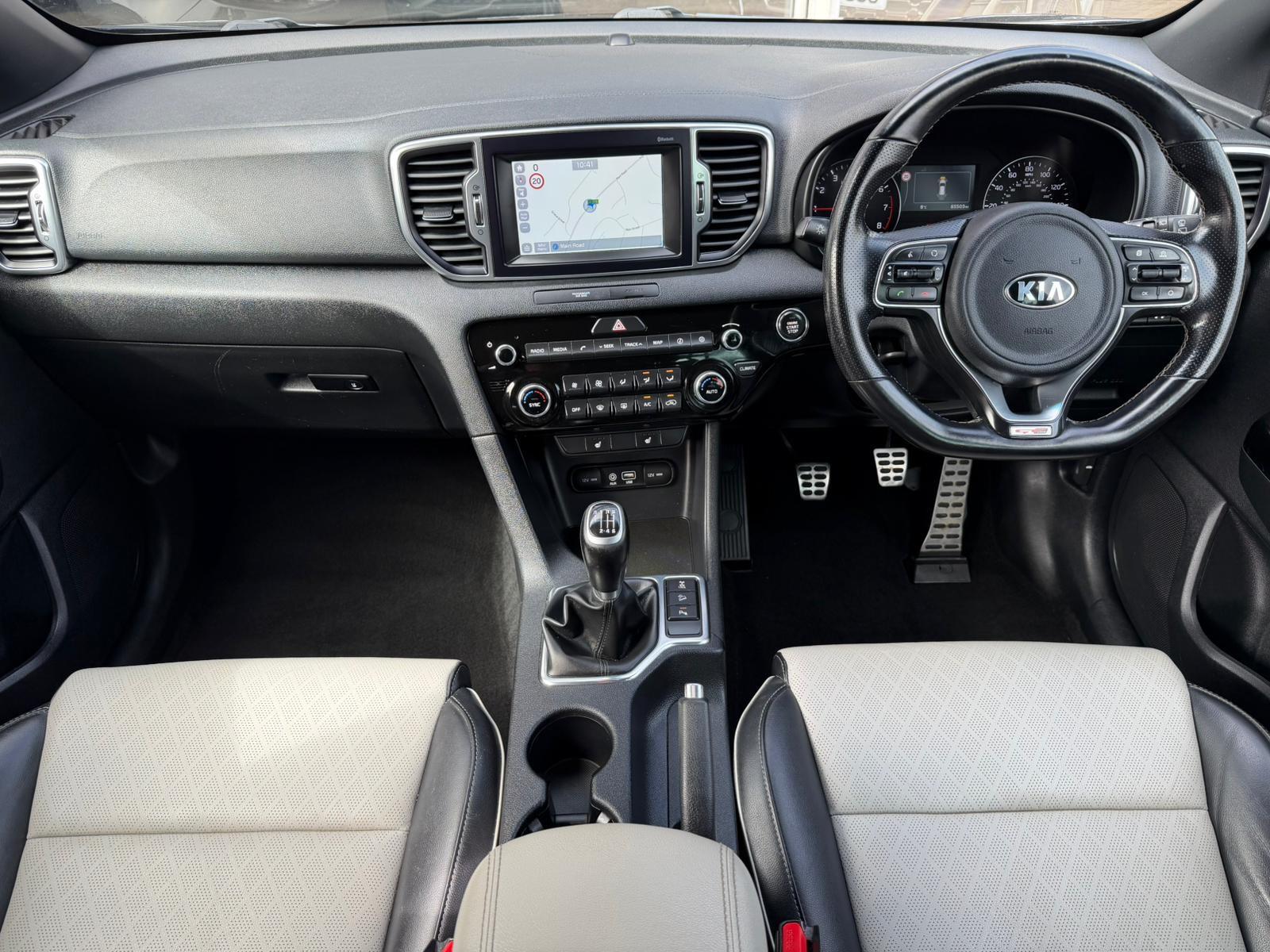 Kia Sportage 1.6 T-GDi GT-Line AWD Euro 6 5dr 5dr Manual 2018