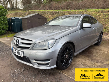 2012 MERCEDES C CLASS 1.6 C180 BLUEEFFICIENCY AMG SPORT PLUS COUPE 2DR PETROL G TRONIC EURO... photo
