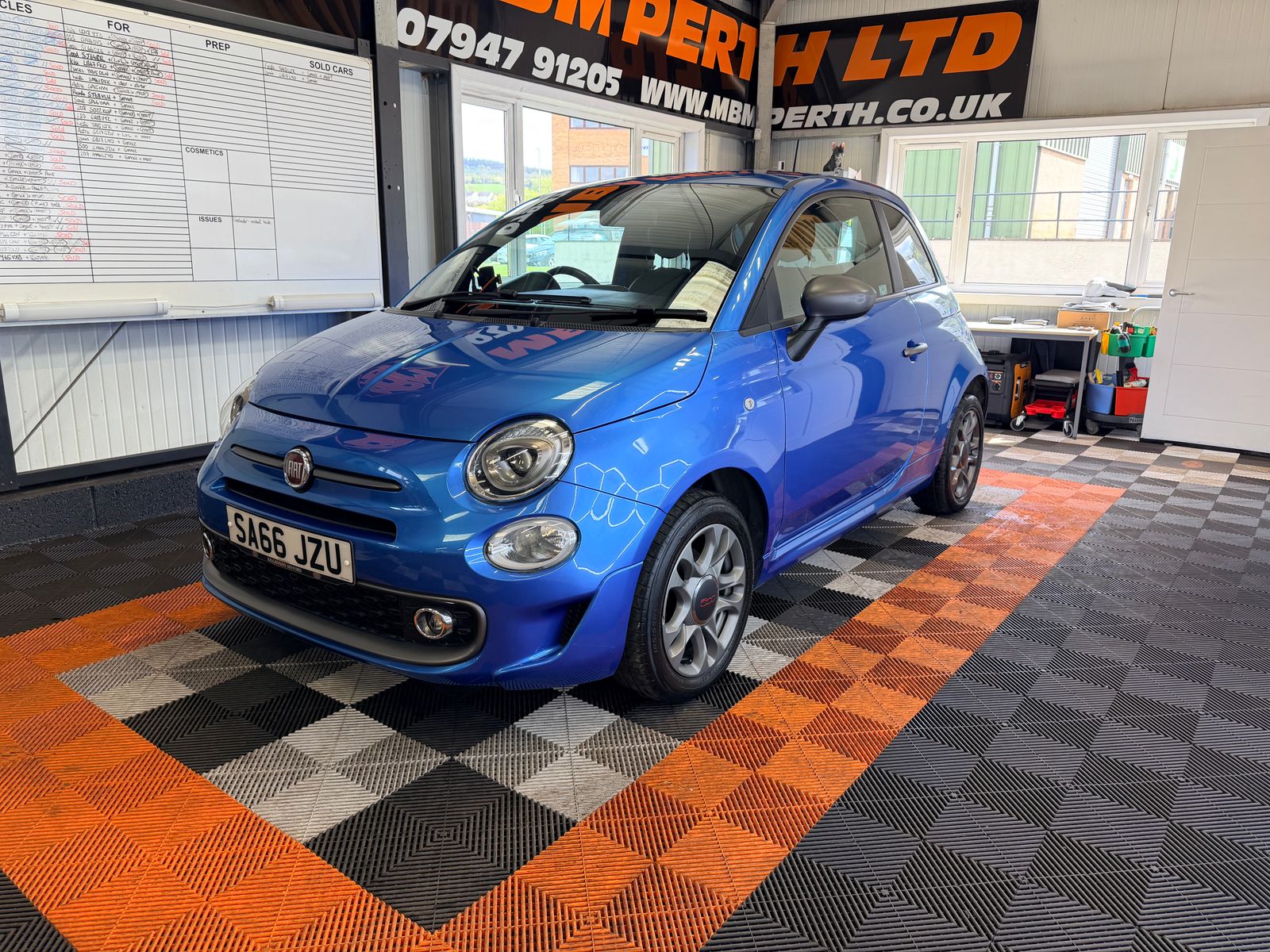 2016 Fiat 500 1.2 S Hatchback 3dr Petrol Manual Euro 6 (s/s) (69 bhp), exterior view 3