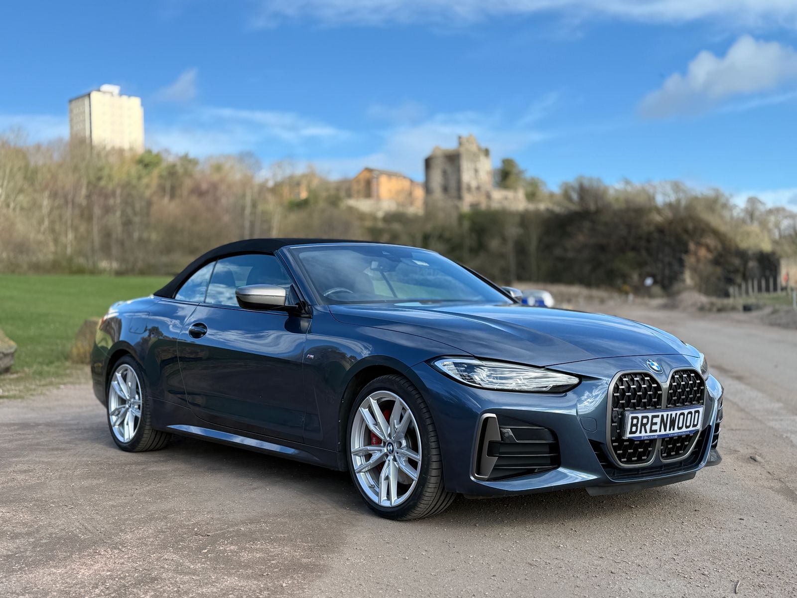 2021 BMW 4 Series 3.0 M440i MHT Convertible 2dr Petrol Hybrid Auto xDrive Euro 6 (s/s) (374 ps), exterior view 4