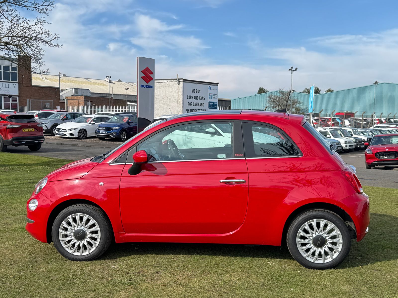 2023 Fiat 500 1.0 MHEV Hatchback 3dr Petrol Manual Euro 6 (s/s) (70 bhp), exterior view 4