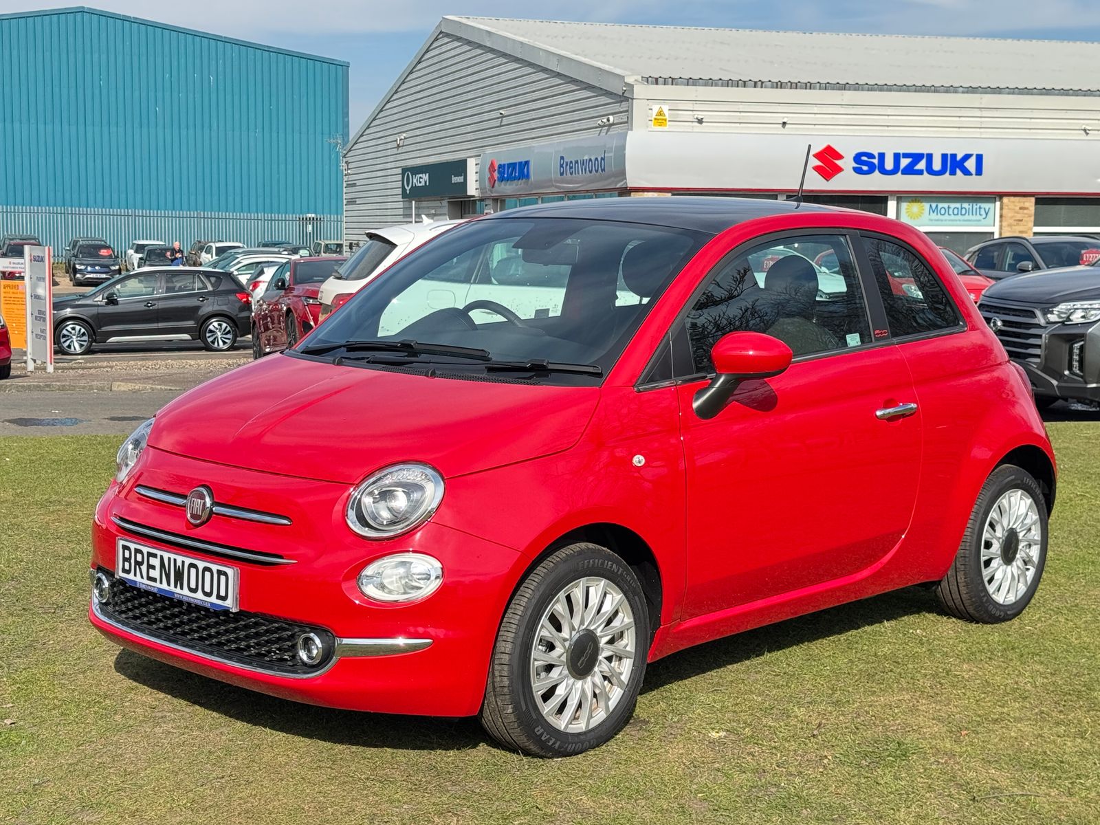 2023 Fiat 500 1.0 MHEV Hatchback 3dr Petrol Manual Euro 6 (s/s) (70 bhp), exterior view 3
