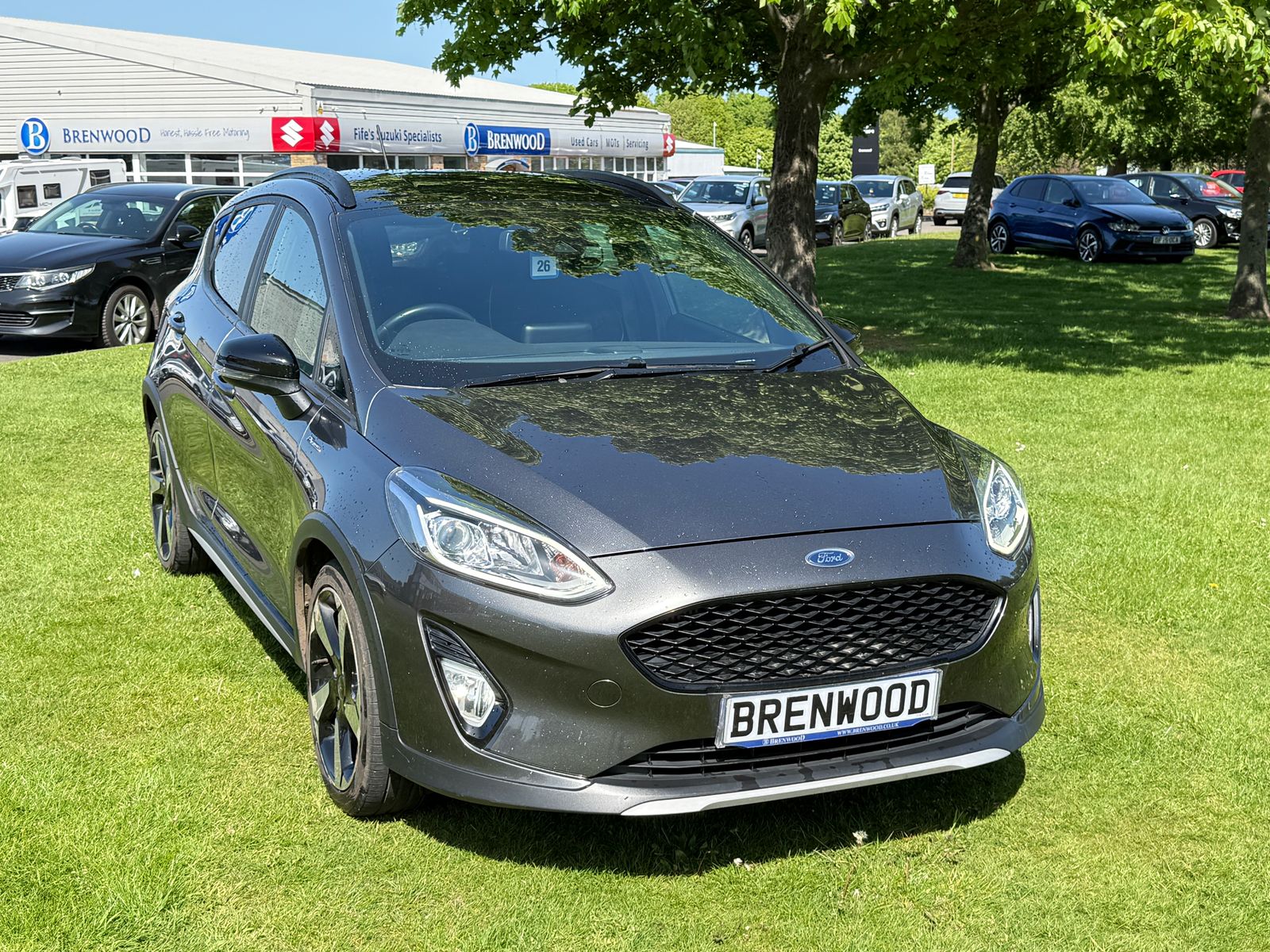 2018 Ford Fiesta 1.0T EcoBoost Active B&O Play Hatchback 5dr Petrol Manual Euro 6 (s/s) (125 ps), exterior view 2