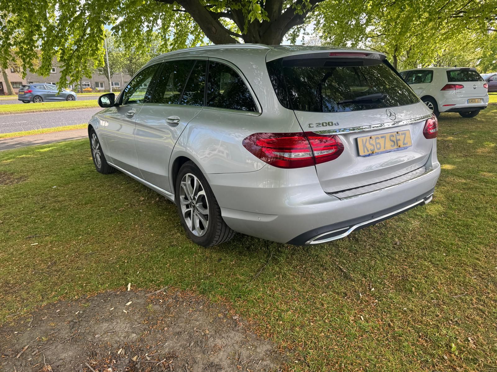 2017 Mercedes-Benz C Class 1.6 C200d Sport (Premium) Estate 5dr Diesel G-Tronic+ Euro 6 (s/s) (136 ps), exterior view 3