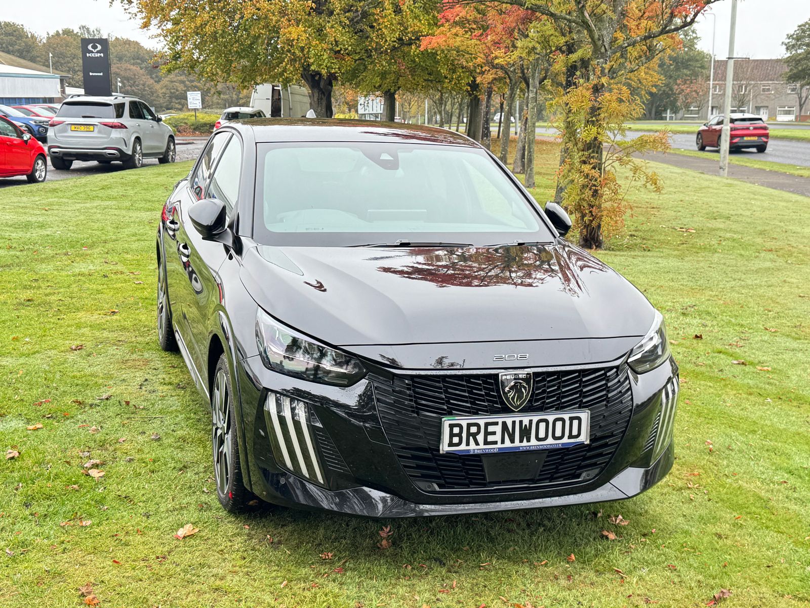 2025 Peugeot E-208 51kWh GT Hatchback 5dr Electric Auto (7.4kW Charger) (156 ps), exterior view 2