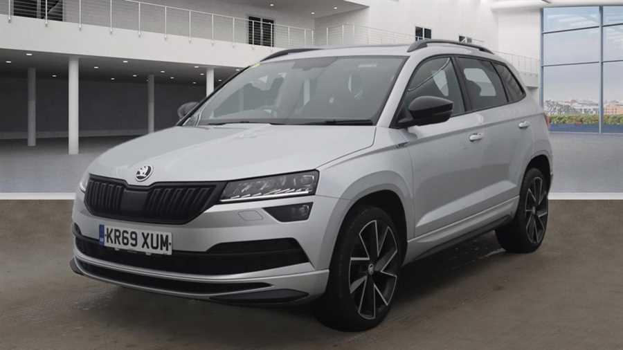 2019 Skoda Karoq 1.5 TSI ACT SportLine SUV 5dr Petrol DSG Euro 6 (s/s) (150 ps), exterior view 2