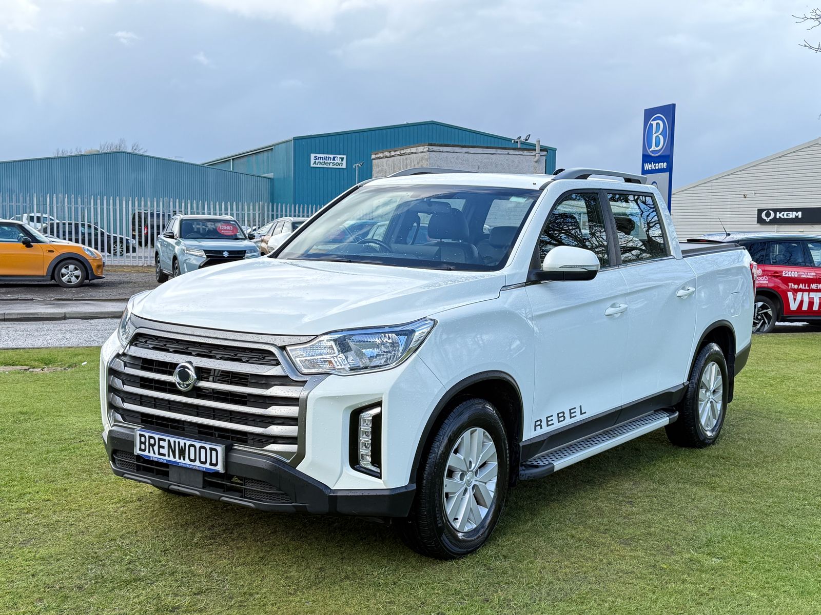 2023 SsangYong Musso 2.2D Rebel Pickup Double Cab 4dr Diesel Auto 4WD Euro 6 (202 ps), exterior view 4