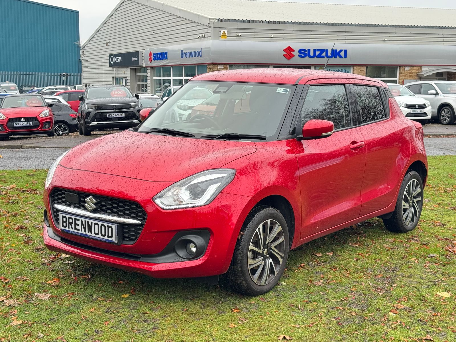 2022 Suzuki Swift 1.2 Dualjet MHEV SZ5 Hatchback 5dr Petrol Hybrid Manual ALLGRIP Euro 6 (s/s) (83 ps), exterior view 3