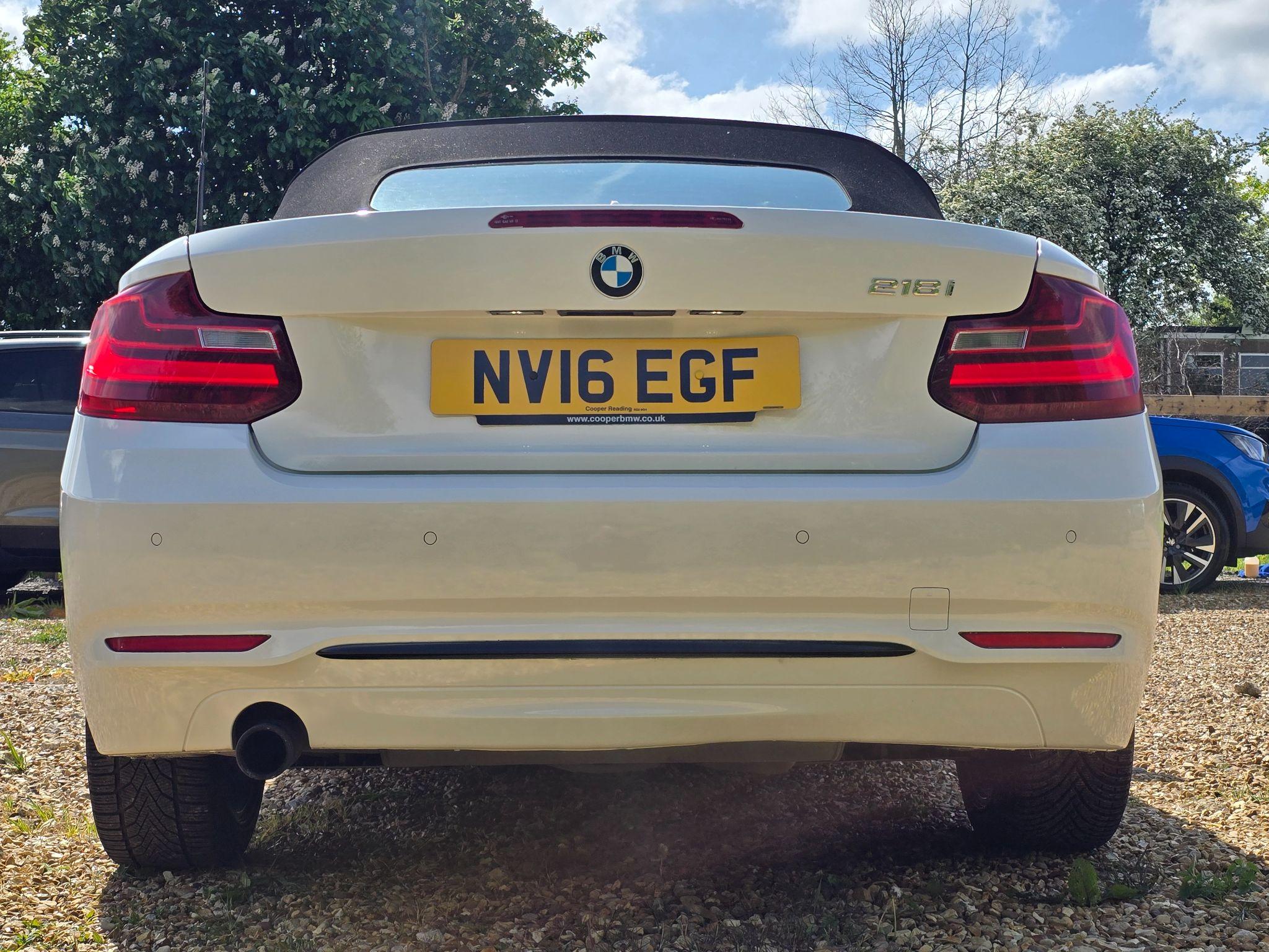 BMW 2 Series 1.5 218I Sport Auto 2dr 2dr Automatic 2016