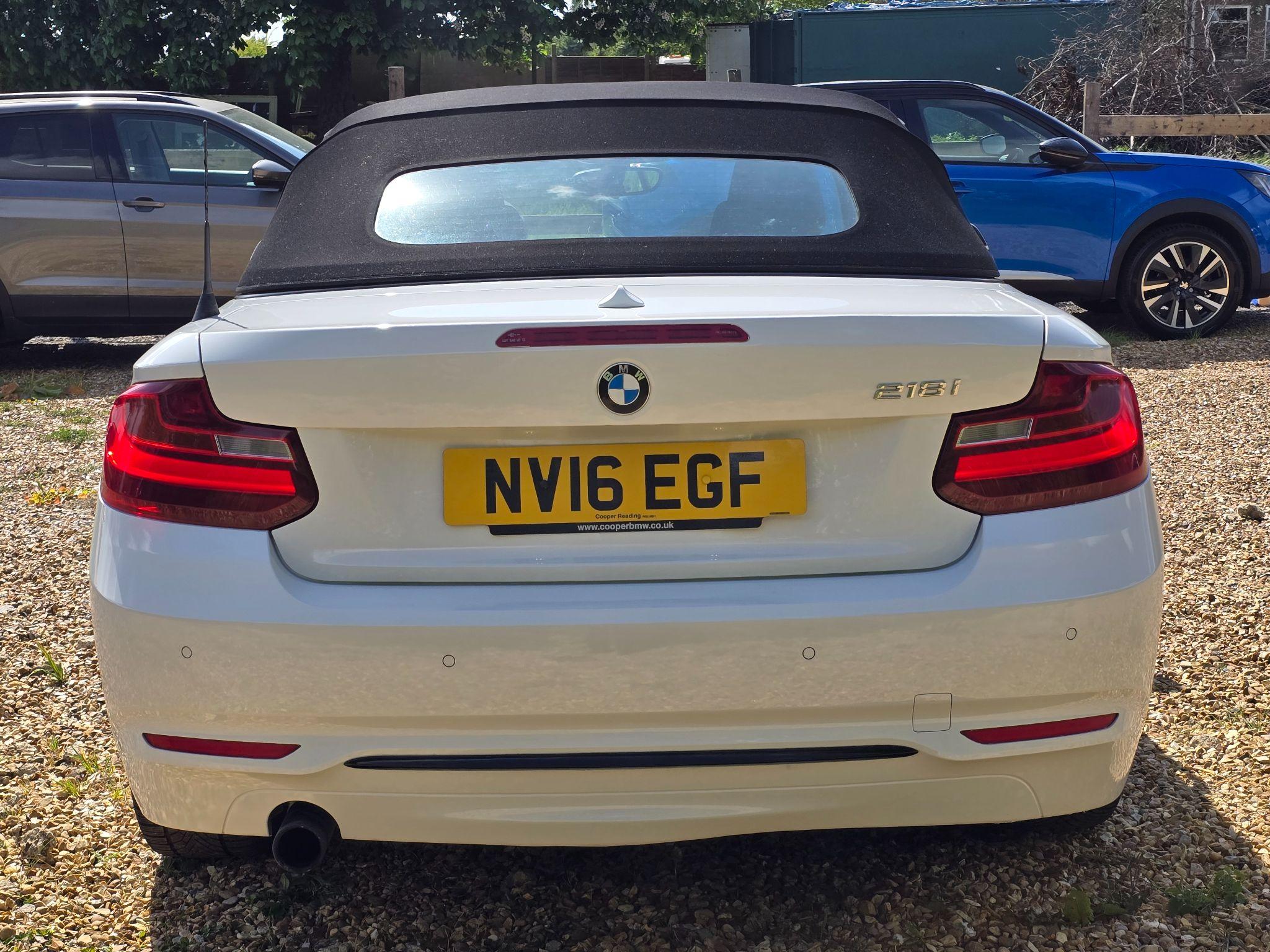 BMW 2 Series 1.5 218I Sport Auto 2dr 2dr Automatic 2016