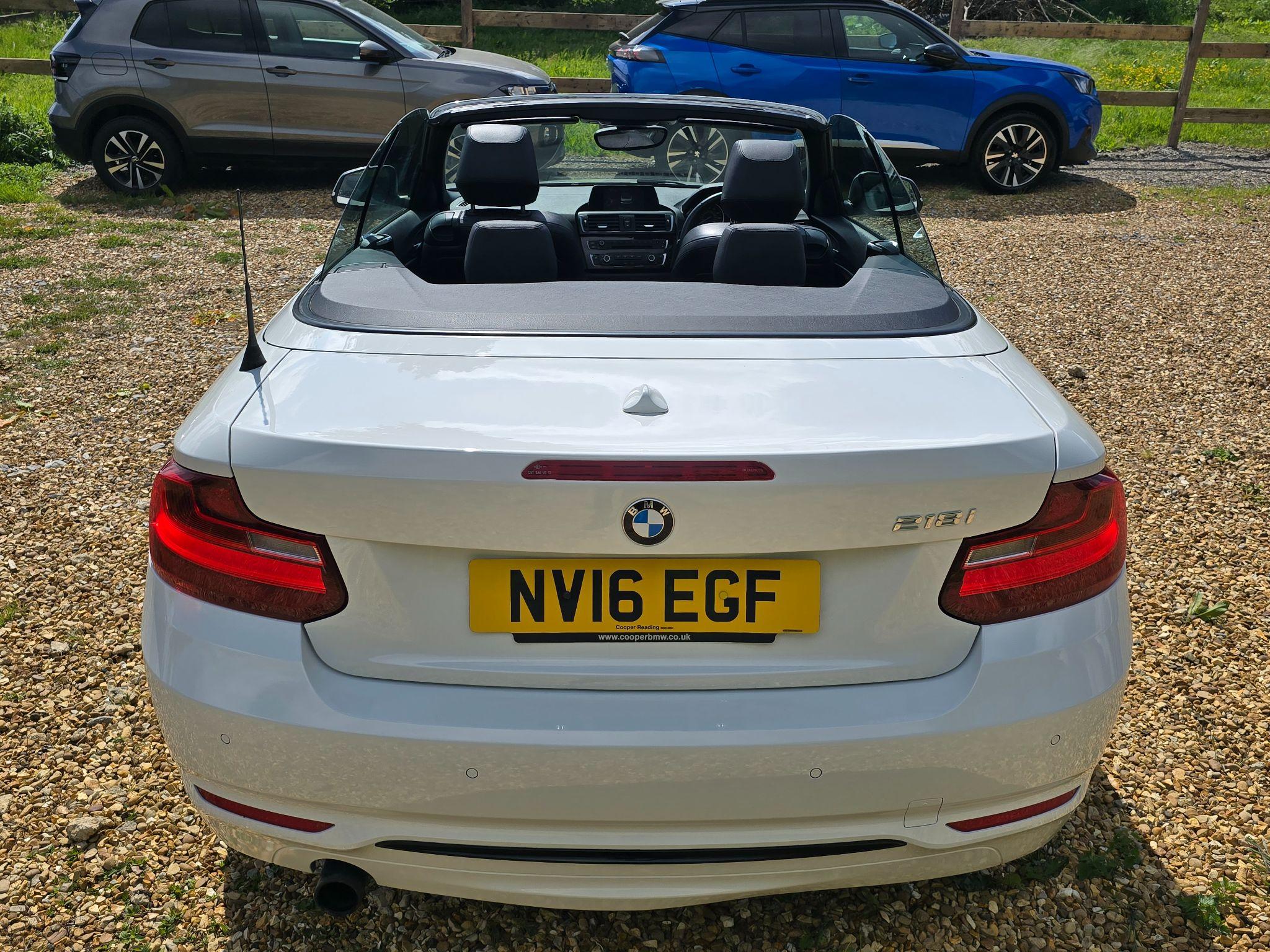 BMW 2 Series 1.5 218I Sport Auto 2dr 2dr Automatic 2016