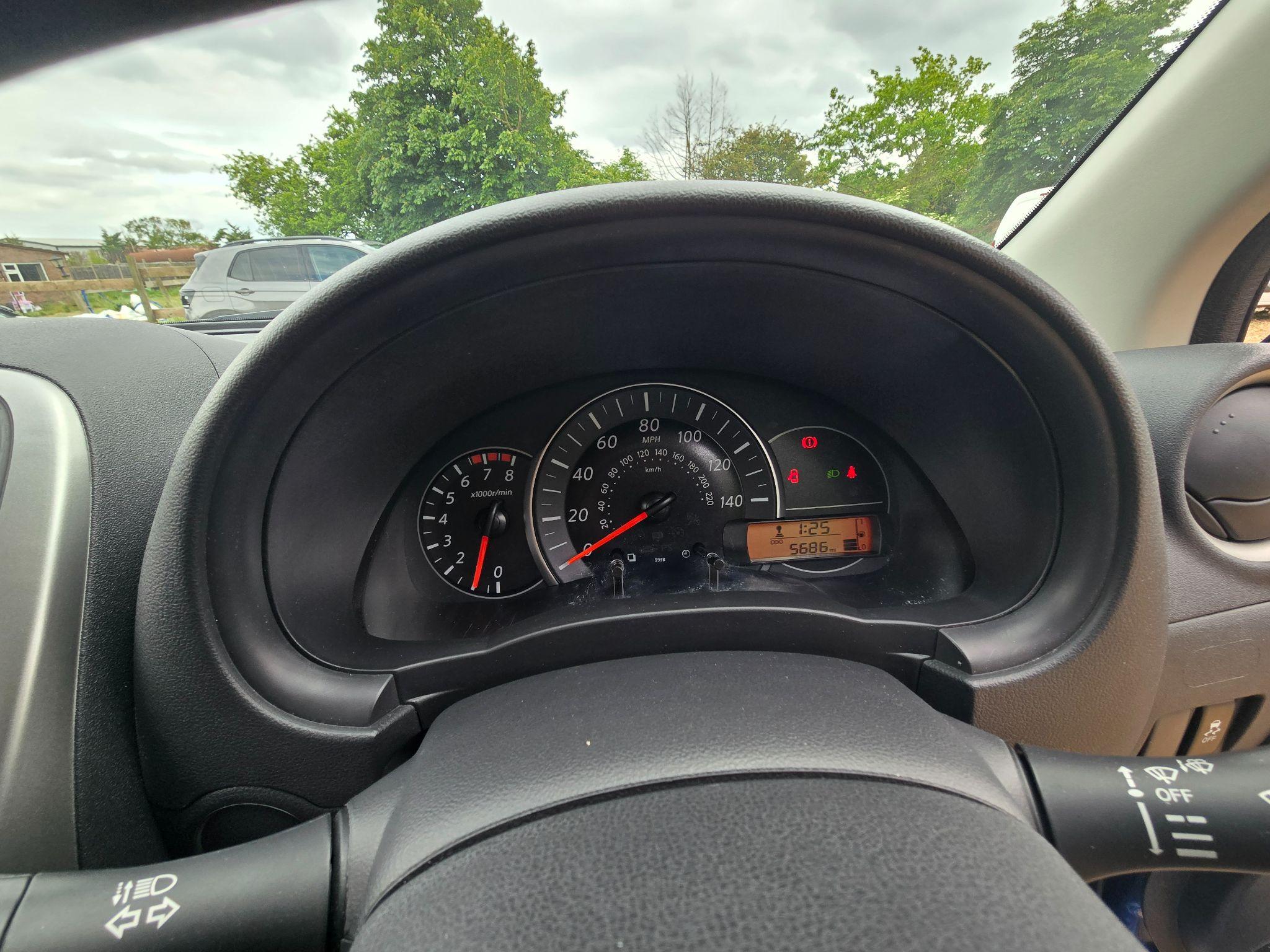 Nissan Micra 1.2 Vibe Euro 6 5dr 5dr Manual 2016