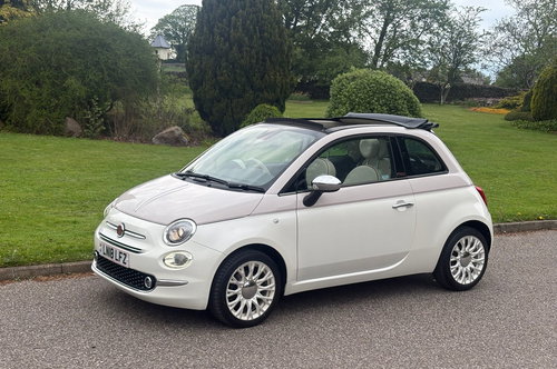 2018 fiat 500c 1.2 60th convertible 2dr petrol manual euro 6 (s/s) (69 bhp) ln18lfz 58,750 miles manual petrol 60.1 mpg 2018... photo