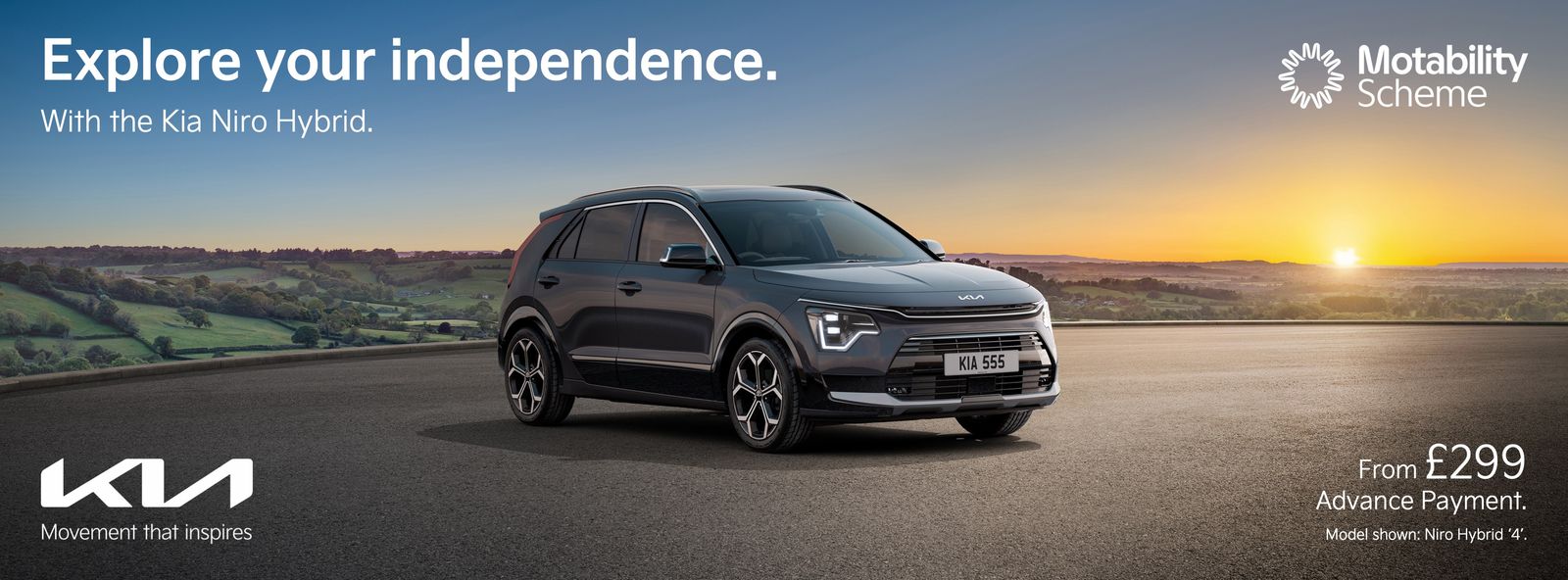 Kia Niro HEV Motability Offer