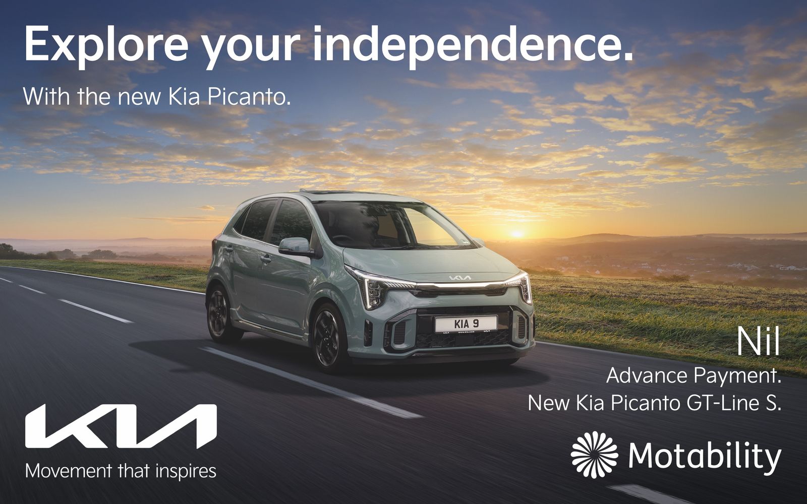 NIL AP Kia Picanto - Motability 