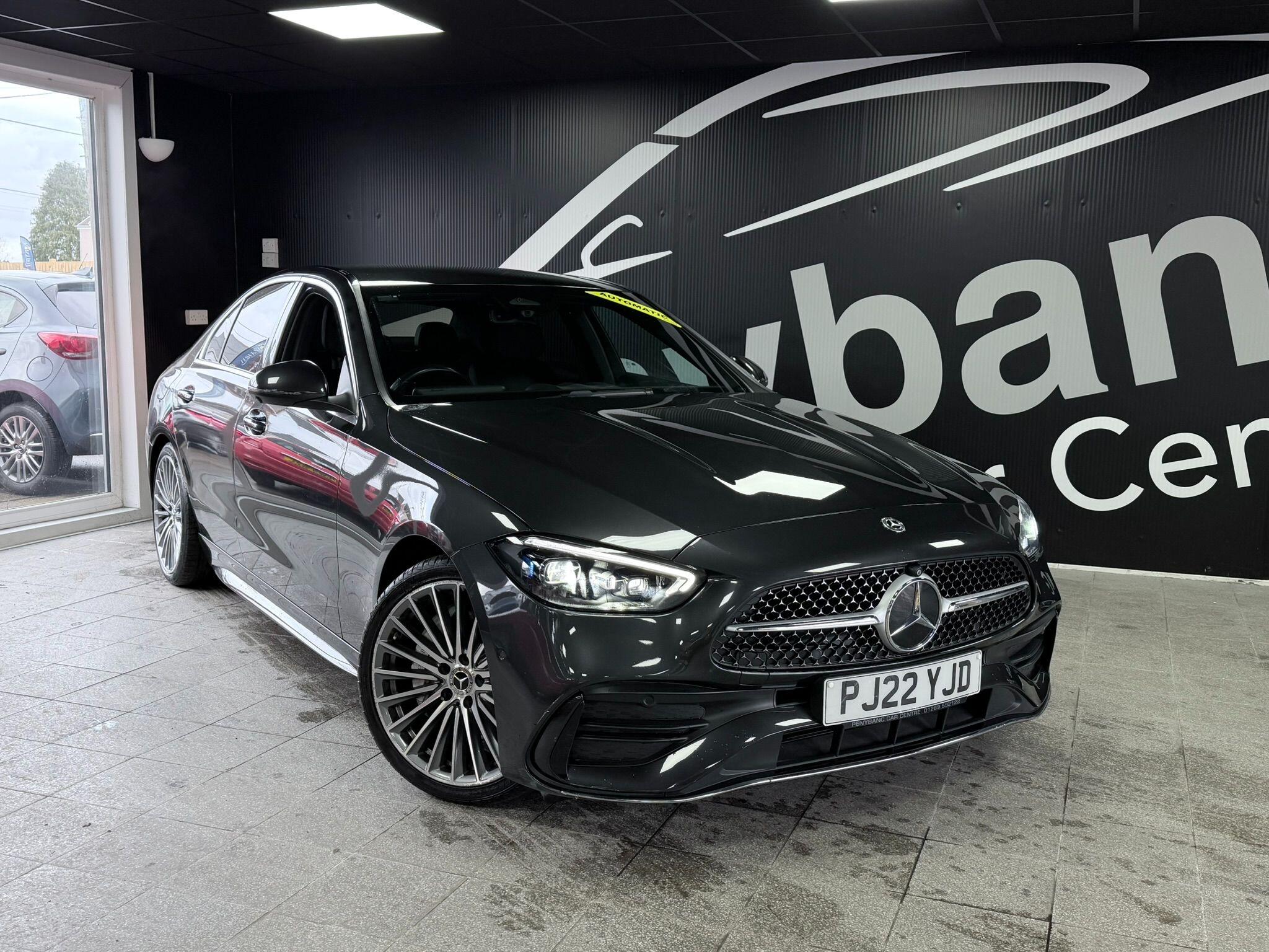 2022 Mercedes-Benz C Class 1.5 C200h MHEV AMG Line (Premium) G-Tronic+ Euro 6 (s/s) 4dr for sale, exterior front view