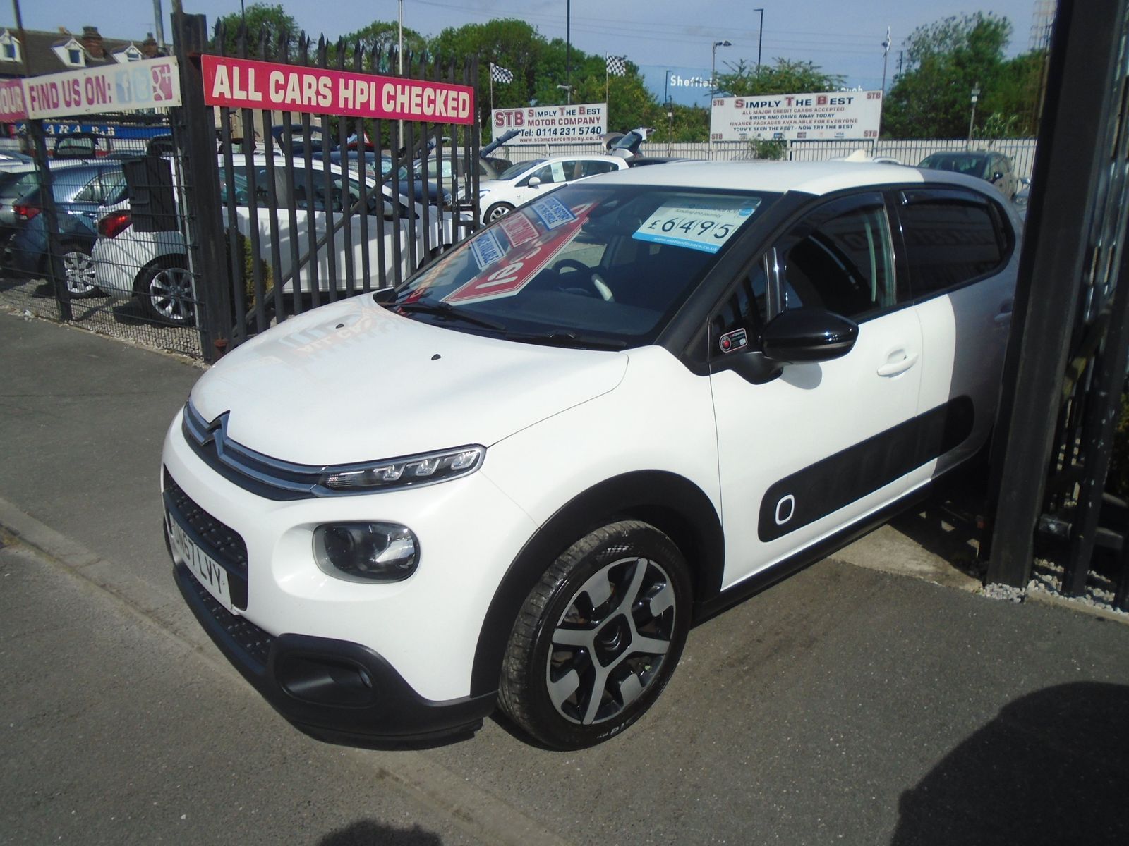 2017 Citroen C3 1.6 BlueHDi Flair Hatchback 5dr Diesel Manual Euro 6 (s/s) (100 ps), exterior view 3