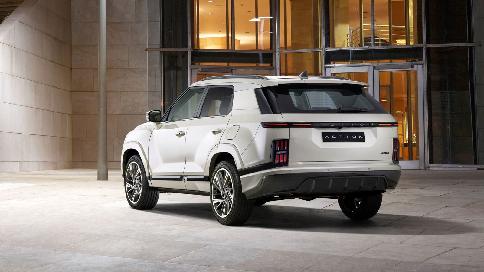 KGM Actyon SUV in a scenic setting