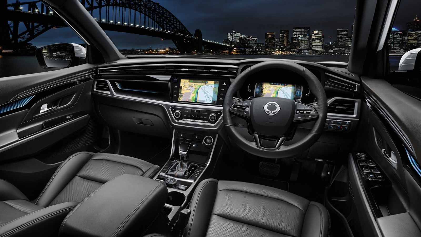 Korando interior technology and comfort