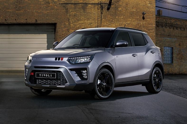 KGM Tivoli compact SUV in a scenic setting