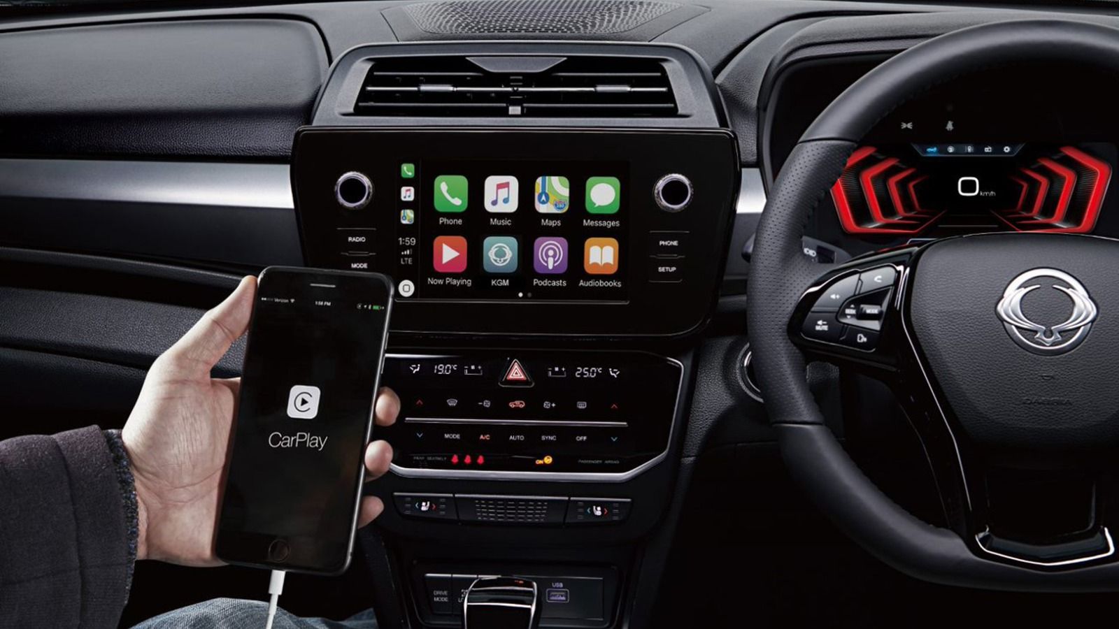 Interior technology and comfort of the Tivoli