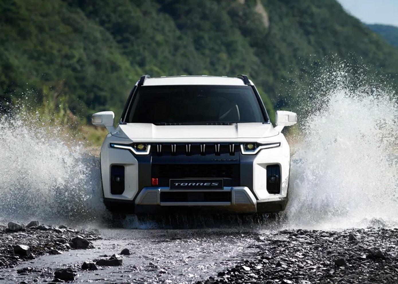 Rugged exterior design of the Torres