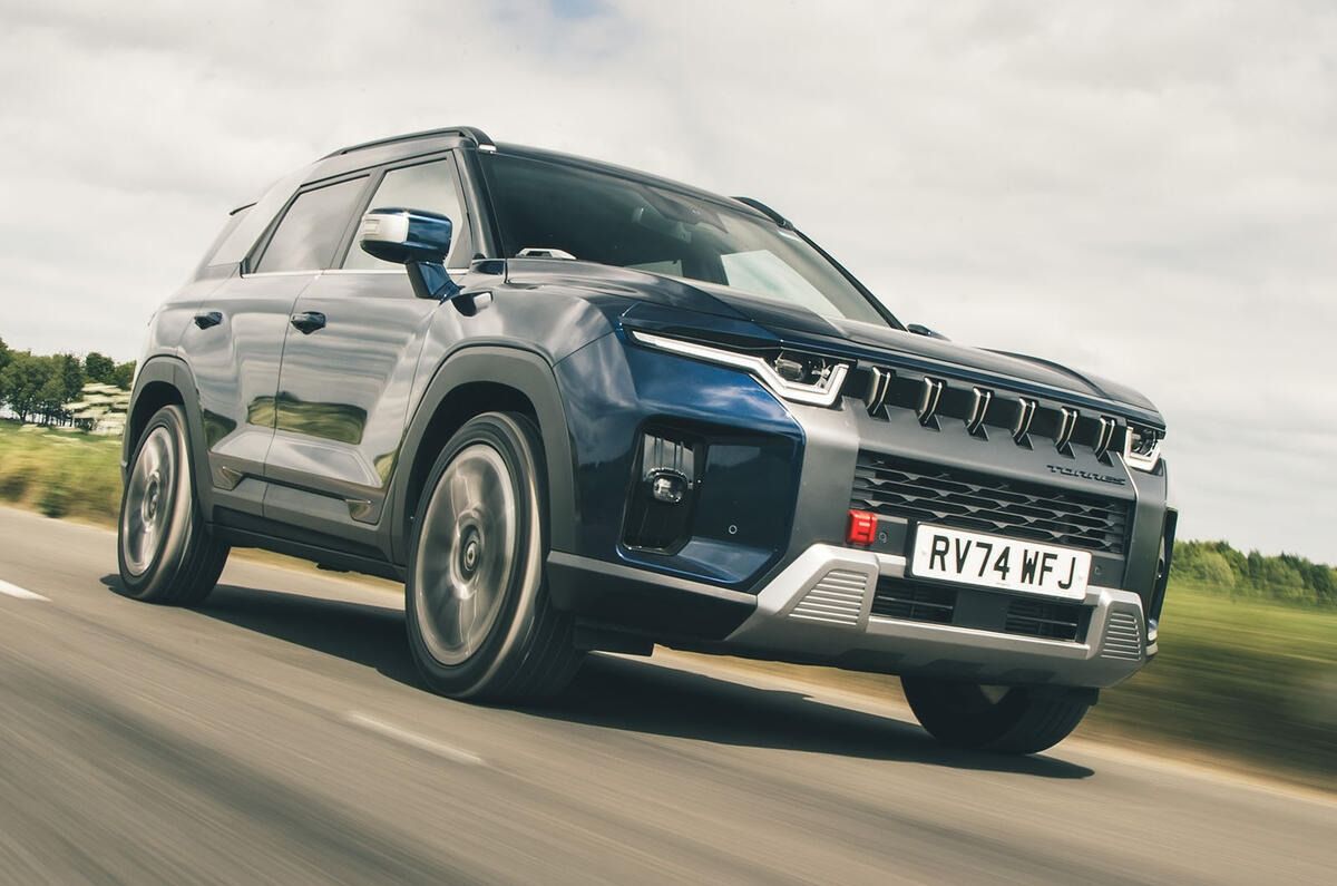 KGM Torres SUV in a scenic setting