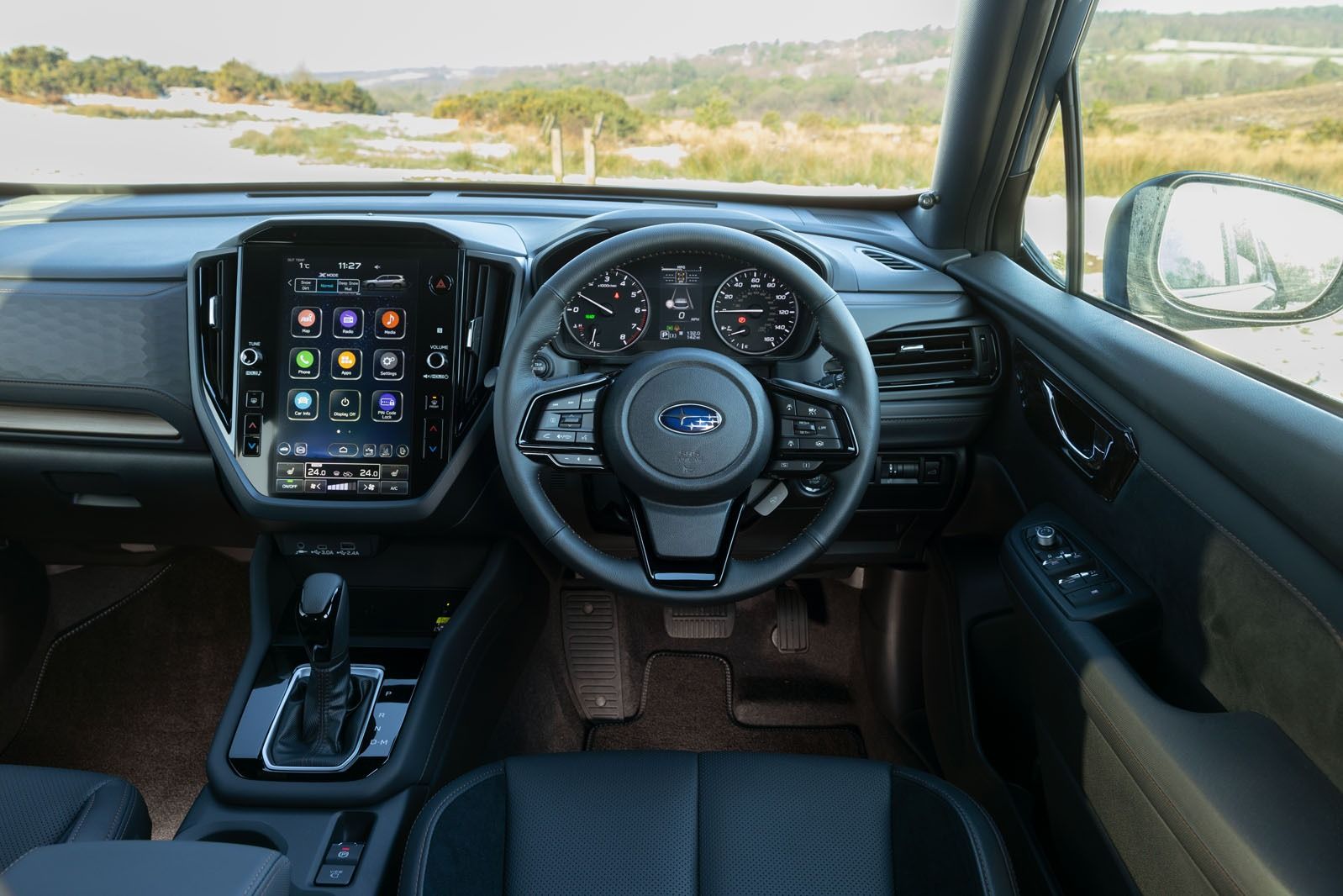 Interior comfort and technology of the Forester