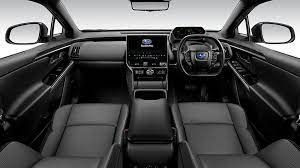 Spacious electric SUV interior