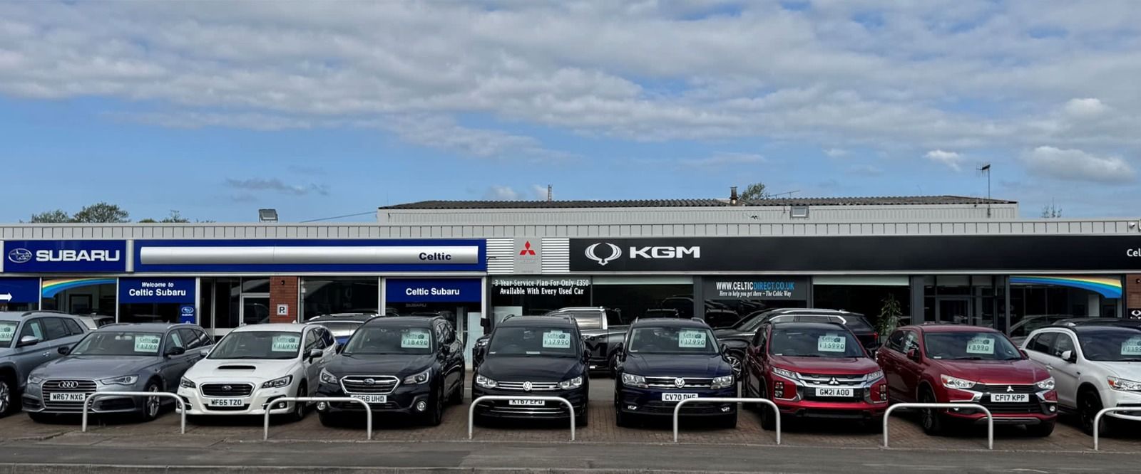 Celtic Auto Group showroom in Swansea