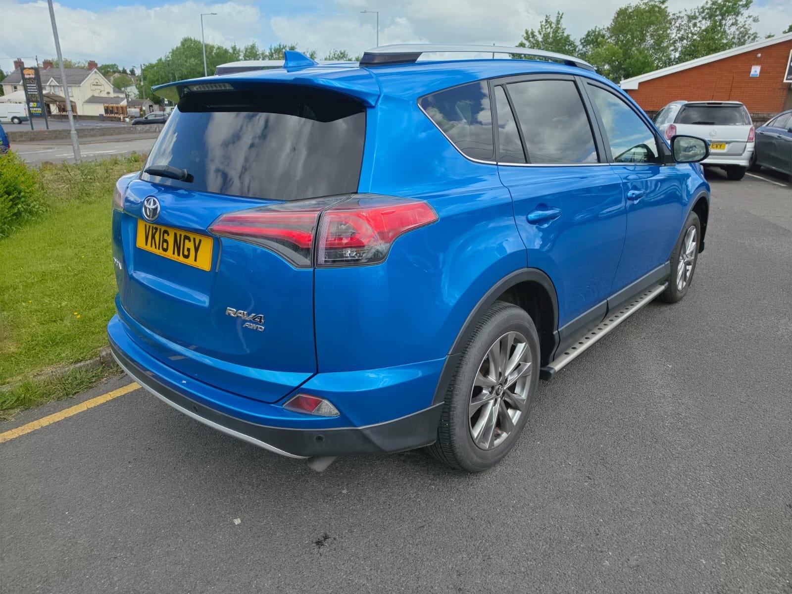 2016 Toyota RAV4 2.0 V-Matic Excel CVT 4WD Euro 6 (s/s) 5dr, exterior view 3