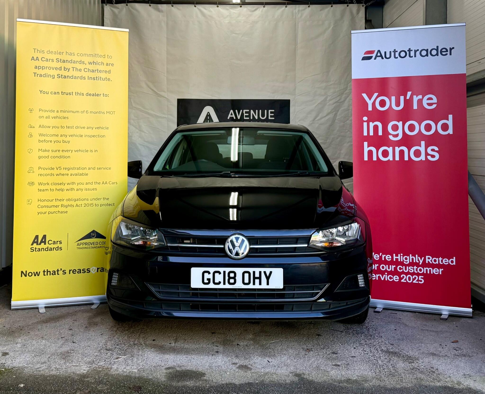 Volkswagen Polo 1.0 TSI SE Euro 6 (s/s) 5dr 5dr Manual 2018