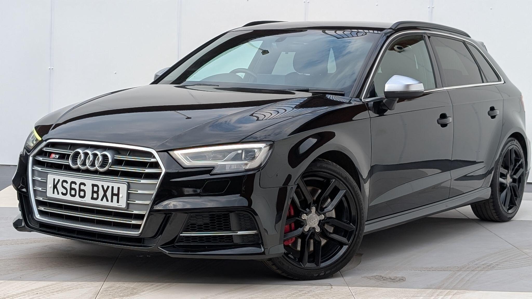 2016 Audi S3 2.0 TFSI Sportback S Tronic quattro Euro 6 (s/s) 5dr, exterior view 3
